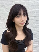 アマトウキョウ アユンチェ(AMA TOKYO×AYUNCHE)&nbsp;韓国ヘア　透明感カラー　2wayバング  レイヤーカット   顔周り