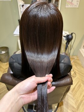 エマヘアーアトリエ 大在店(Emma hair Atelier) 髪質改善縮毛矯正×艶髪ストレートロング♪