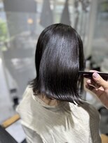 バイエイト(X8) グレージュ/縮毛矯正/ショート/ボブ/髪質改善/レイヤーカット