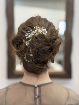 結婚式ヘアセット