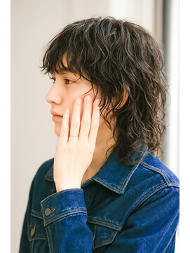 ラレイ ハラジュク(Lalei harajuku) 原宿ミディアムレイヤースパイラルパーマウェーブ20代30代40代