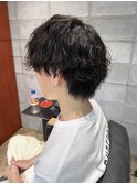 王道ツイストスパイラルパーマ(刈り上げすぎない/波打ちパーマ)