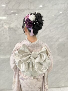 ピュア Pure ウェスティン都ホテル京都 ビューティーサロン 振袖着付け＋ヘアセット　京都　東山　蹴上