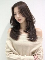 オーロ 塚口店(ORO)&nbsp;小顔韓国くびれレイヤー×艶ブラウン