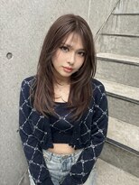 ラビス 浦和(Lovis) ハッシュカット/顔周りカット/ダークブラウン/シャギーカット