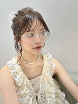 シーナ(scena)&nbsp;【ヘアアレンジ】ゆるゆるおだんごアレンジ