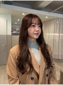 透明感ブラウンカラー