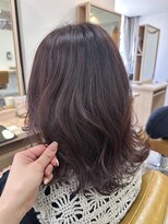 アンフレール&nbsp;ナチュラルレイヤー×ピンクブラウン