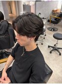清潔感抜群!フェザーパーマ