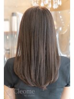 クレオメ バイ スーリール 五反田店(cleome by sourire)&nbsp;レイヤーカット似合わせカットミディアムダークアッシュ艶髪暗髪