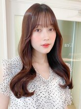 レア 表参道(L'ea)&nbsp;黒髪クラゲヘアーオリーブグレー小顔ココアベージュ