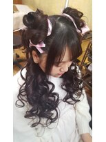 エクステンション クーチャー(Extention Cu'cha) ハーフツインお団子♪リボンアレンジ(*'▽'*)