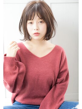 リル 8F 銀座(Rire) 【Rire-リル銀座-】ひし形シルエットちょっと長めのエアリーボブ