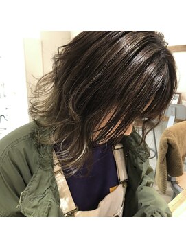 エル(EL by green) [ＡＫＩＫＯ]シルバーグレージュ×グラデーション☆0112327997