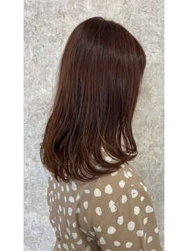 シュガービー(SUGAR-B) 【SUGAR-B】ピンクラベンダーカラー　セミウェット毛先カール