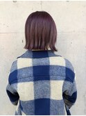 外ハネぱっつんボブ