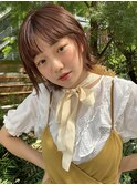 【韓国/束感ショート】耳かけミニボブ