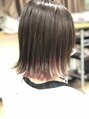 アグ ヘアー ノヴェル 桑野店(Agu hair novel) #インナーカラー#ピンク派手すぎない感じが良きです!