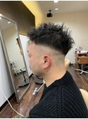 aile/フェード×ツイストパーマ