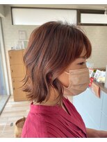 ゲリール ヘア プラス ケア(guerir hair+care) 【guerir hair + care】 ピンクブラウンカラー