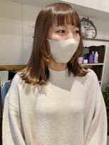 ヘアーデザイン シュシュ(hair design Chou Chou by Yone)&nbsp;☆chouchou☆オレンジカラー×顔周りカット