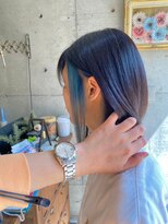 トト 船橋店(toto.)&nbsp;黒髪/グレーベージュ/レイヤーロング/前髪パーマ[西船橋/津田沼]