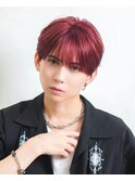 ツーブロック束感シースルーマッシュ