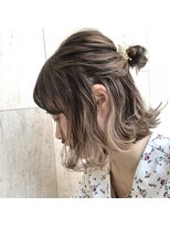 ラノバイヘアー 京都(Lano by HAIR)&nbsp;くびレイヤーエモージュインナーグレージュ