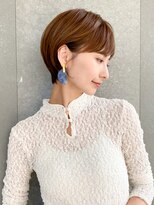 ロンド レグリーズ 立川(Lond leglise)&nbsp;ショート×顔周り×前髪×シルキーベージュ×グレージュカラー