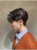 センターパート/ニュアンスパーマ/メンズスタイル