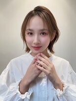 ユーフォリア 新宿通り(Euphoria) くびレイヤーエモージュケアカラー似合わせカット