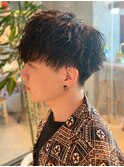 ツーブロック　20代30代　マッシュ　ツイストスパイラル