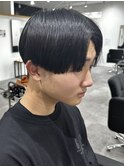 メンズマッシュパーマニュアンスパーマスパイラルパーマ刈り上げ