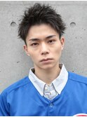 アッシュブラックでベリーショート