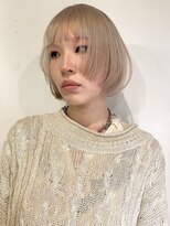 ドットプラス リム(Dot+LIM)&nbsp;ホワイトプラチナボブ