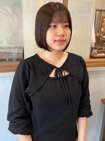 モク 神戸元町店(MOK)&nbsp;【ナチュラルボブ】乾かすだけでまとまり◎