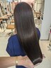 【触った瞬間に分かるサラサラ髪へ】極上髪質改善ストレート＋カット ￥15000