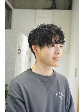 ムーン バイ ケンジ(moon by KENJE) 【daichi】#シャドウパーマ#メンズパーマ#スパイラル