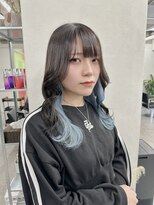 ティント 梅田(Tint)&nbsp;【TOMOKI】インナーカラー/水色カラー《大阪梅田駅》