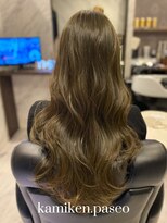 カミケンパセオ(kamiken.paseo)&nbsp;大人の艶髪ロング×グレージュカラー【カミケンパセオ/福島】