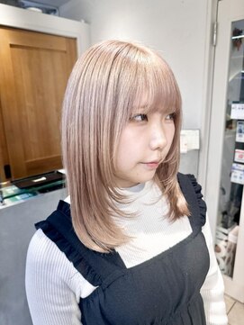 テトラ バイ ネオリーブ 横浜西口店(tetra by neolive) ハイトーンミルクティーベージュ＊*【横浜/横浜駅】