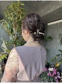 【ふわふわシニヨン】