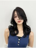 韓国ヘア　2wayバング &nbsp;レイヤーカット くびれヘア &nbsp;顔周り