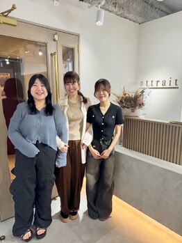 アトレ 梅田店(attrait)の写真/【全席半個室/西梅田/北新地】女性目線で大人カワイイ似合わせスタイルをご提案★<梅田/西梅田/北新地>