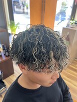 スウェル 稲毛店(Swell)&nbsp;サーフカール/フェザーパーマ/ブルーブラック/稲毛駅/眉毛