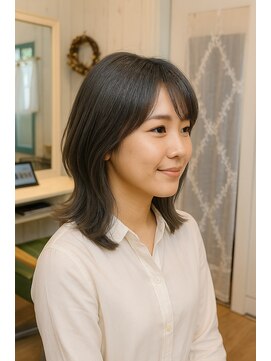 シュシュ(Chou Chou) ツヤ感ミディアム×柔らかレイヤー