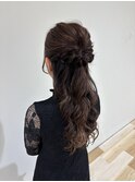 結婚式ヘアセット