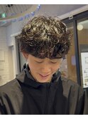 冬モテ緩めメンズパーマ