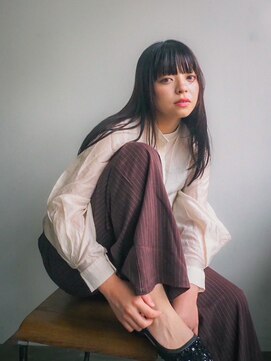 ロング　髪質改善／白髪改善／白髪ぼかし／脱白髪染め