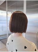 冬ツヤ◎20代30代40代美髪ストレートボブ小顔見せ
